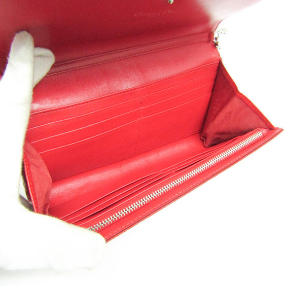 DIOR Red Leather Wallet - Picture 3 of 16